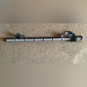 32 inch light bar amber and white used but new